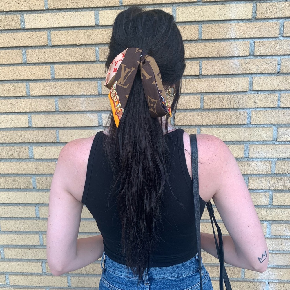 Louis Vuitton Reversible Ultimate Monogram Bandeau Scarf